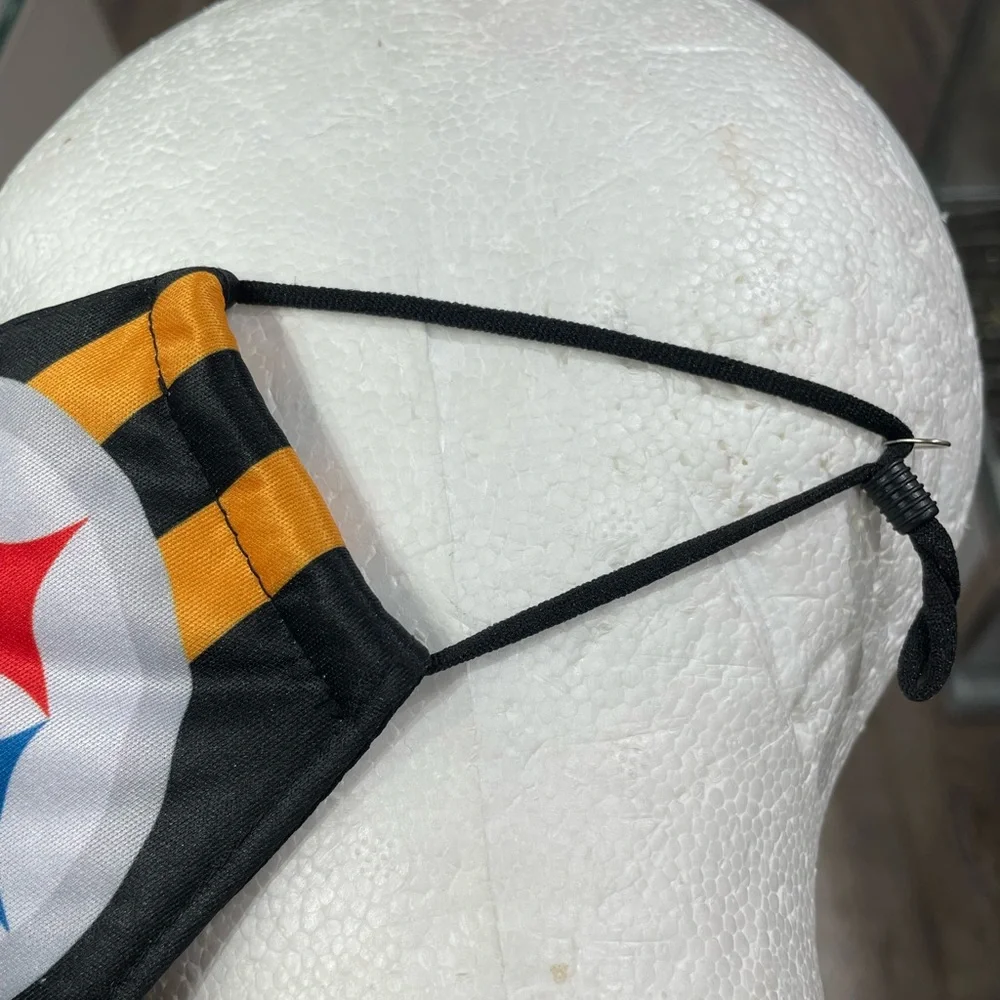 Pittsburgh Steelers NFL football logo Black Color Face Mask ~ one size fits most